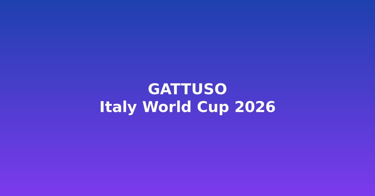 Gattuso thừa nhận phải dùng thuốc ngủ vì áp lực đưa Italy đến World Cup 2026