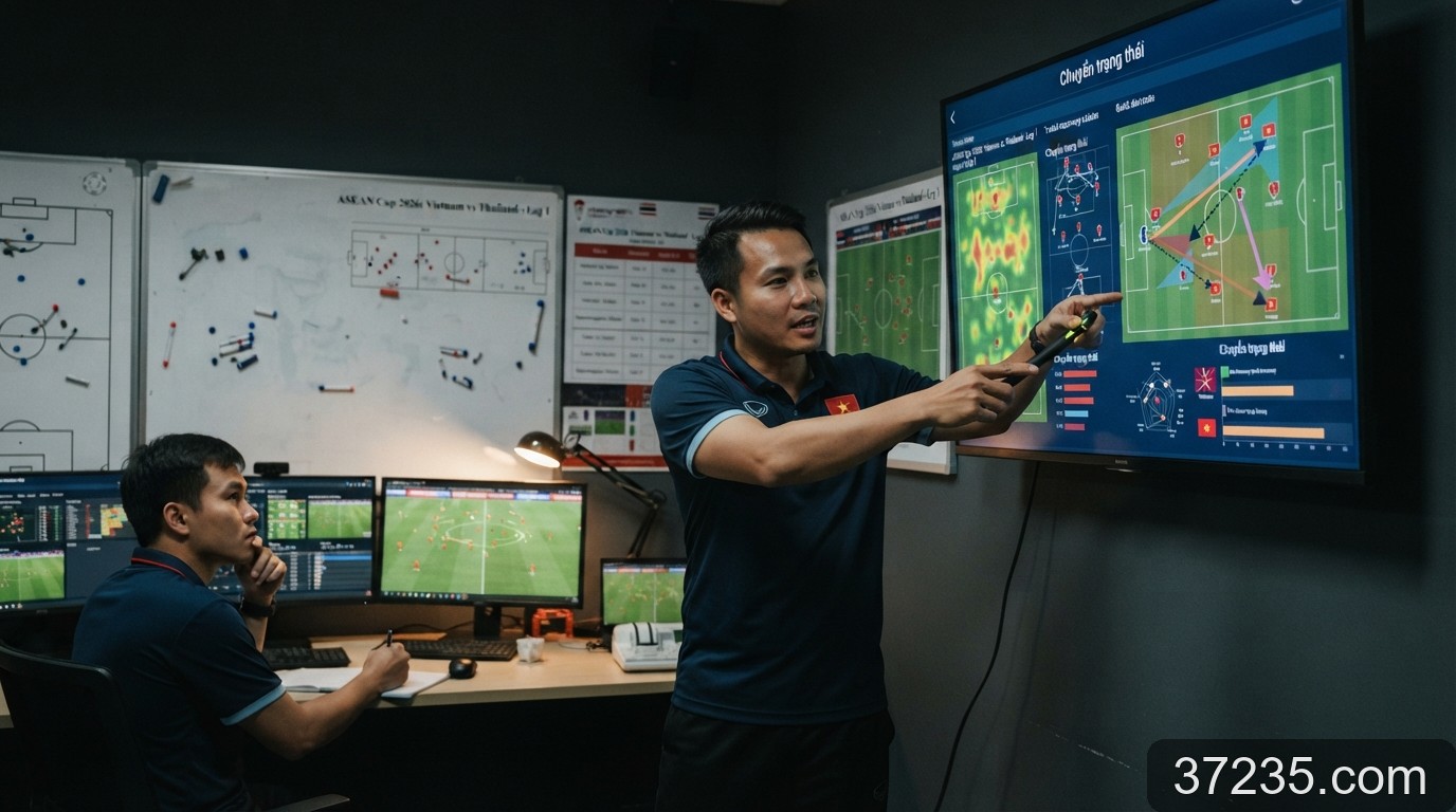 ASEAN Cup 2026: Phân tích dữ liệu chuyển trạng thái của ĐT Việt Nam sau trận lượt đi tại Rajamangala - 2