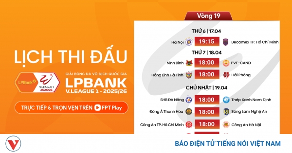V-League 2025-26 6 vòng cuối với CAHN dẫn đầu BXH cuộc đua vô địch