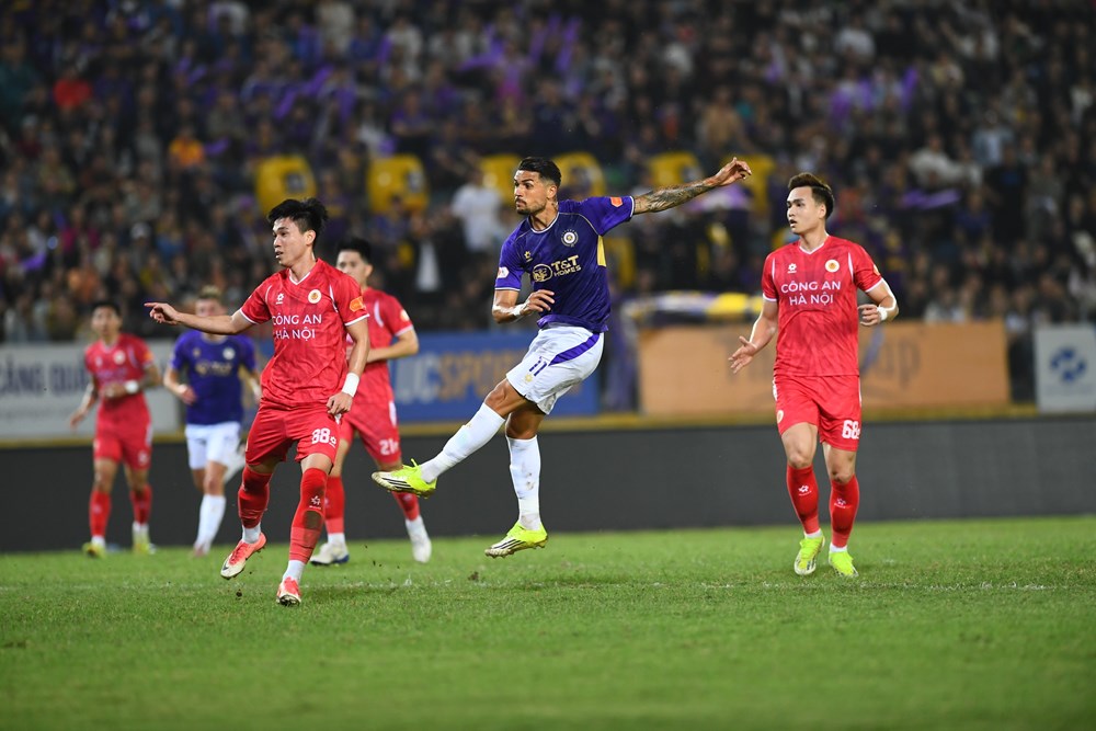 Derby Thủ đô V-League 2025/26 giữa Hà Nội FC và Thể Công Viettel cuối mùa