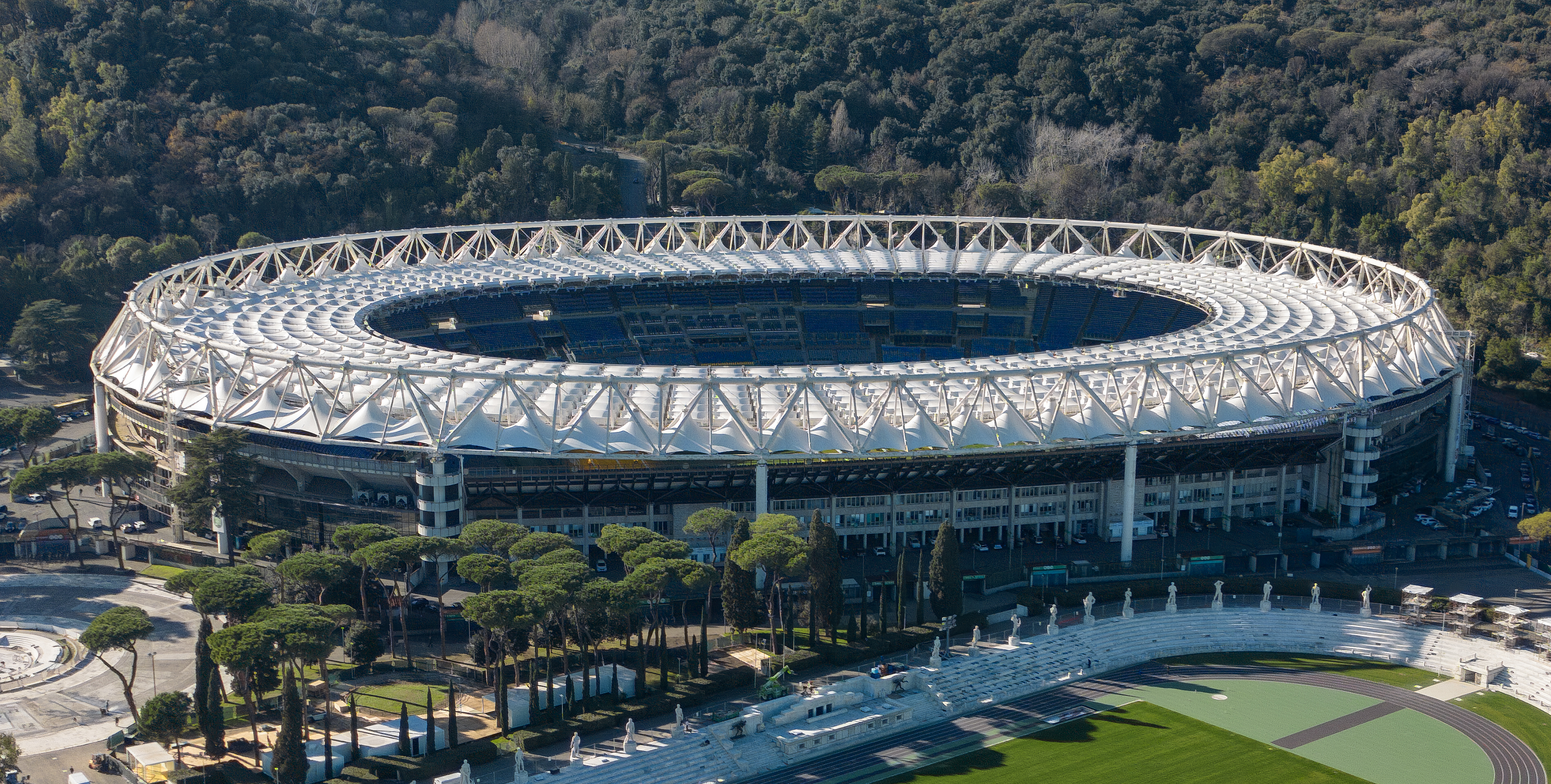 Stadio Olimpico Roma — đấu trường derby della Capitale Serie A 2026